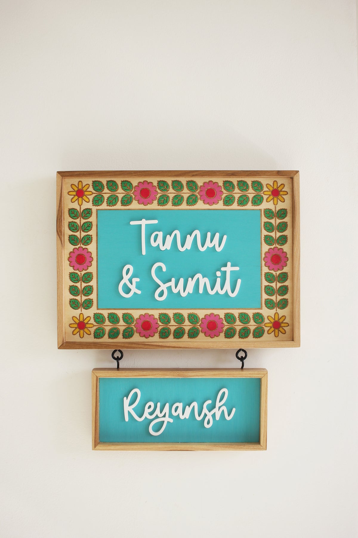 Floral Border Sign