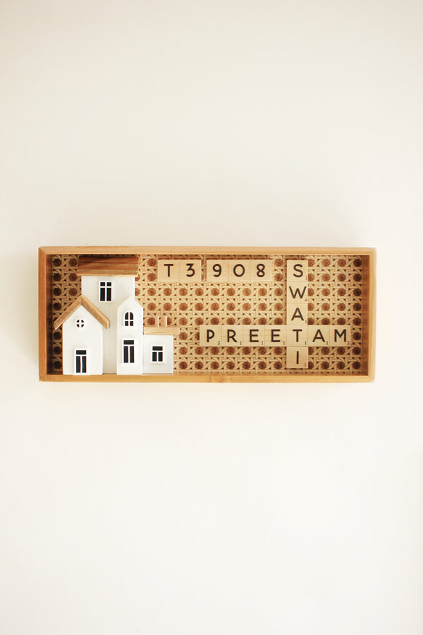 Scrabble House Sign