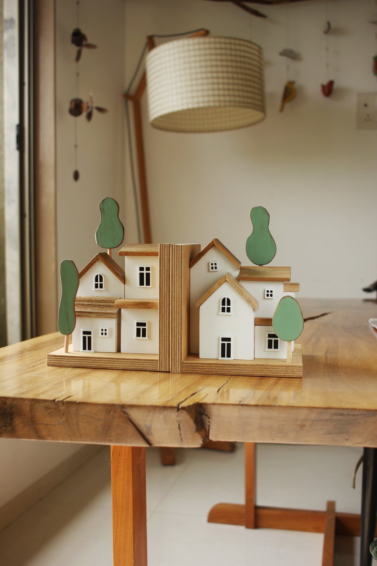 White Cottage Bookend