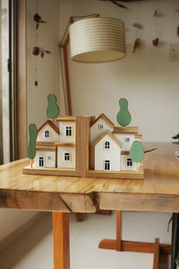 White Cottage Bookend