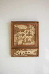 Lotus + Surname Scrabble