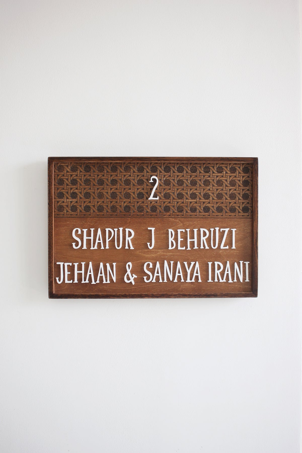 Rattan Band Sign