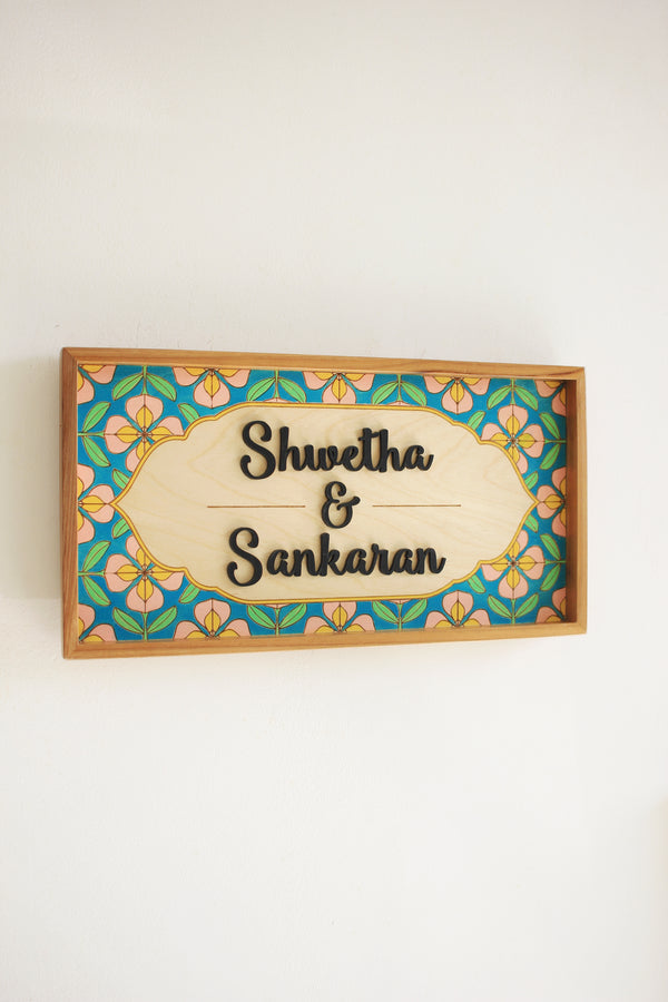 Flower Pattern Sign