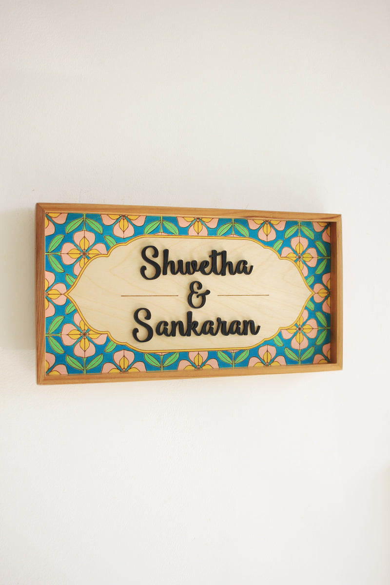 Flower Pattern Sign