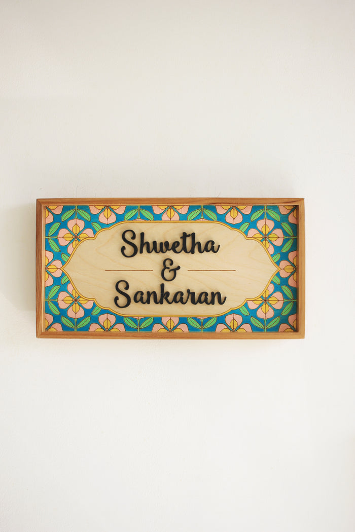 Flower Pattern Sign