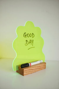 Neon Acrylic Dry Erase Board