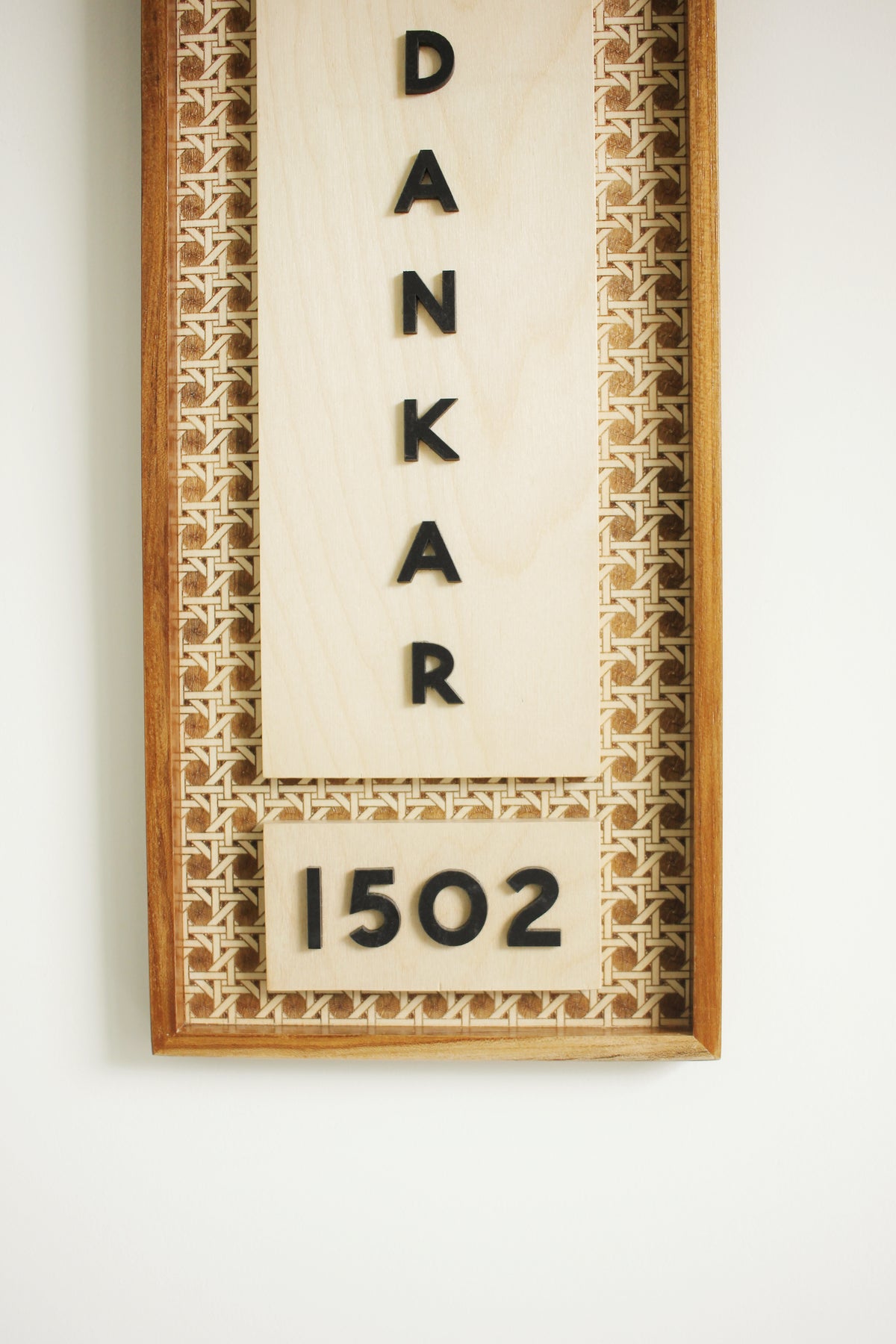 Narrow Rattan Surname Sign