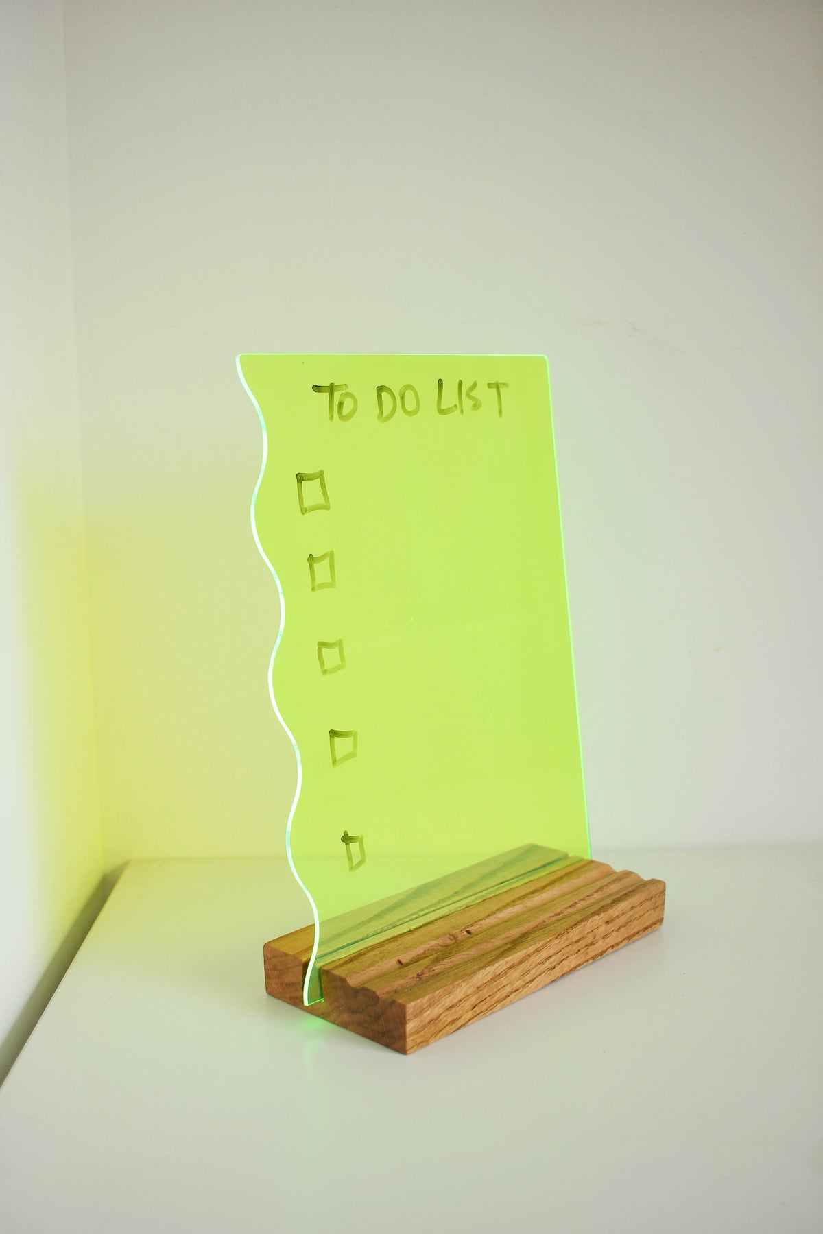 Neon Acrylic Dry Erase Board