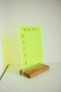 Neon Acrylic Dry Erase Board