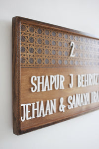 Rattan Band Sign