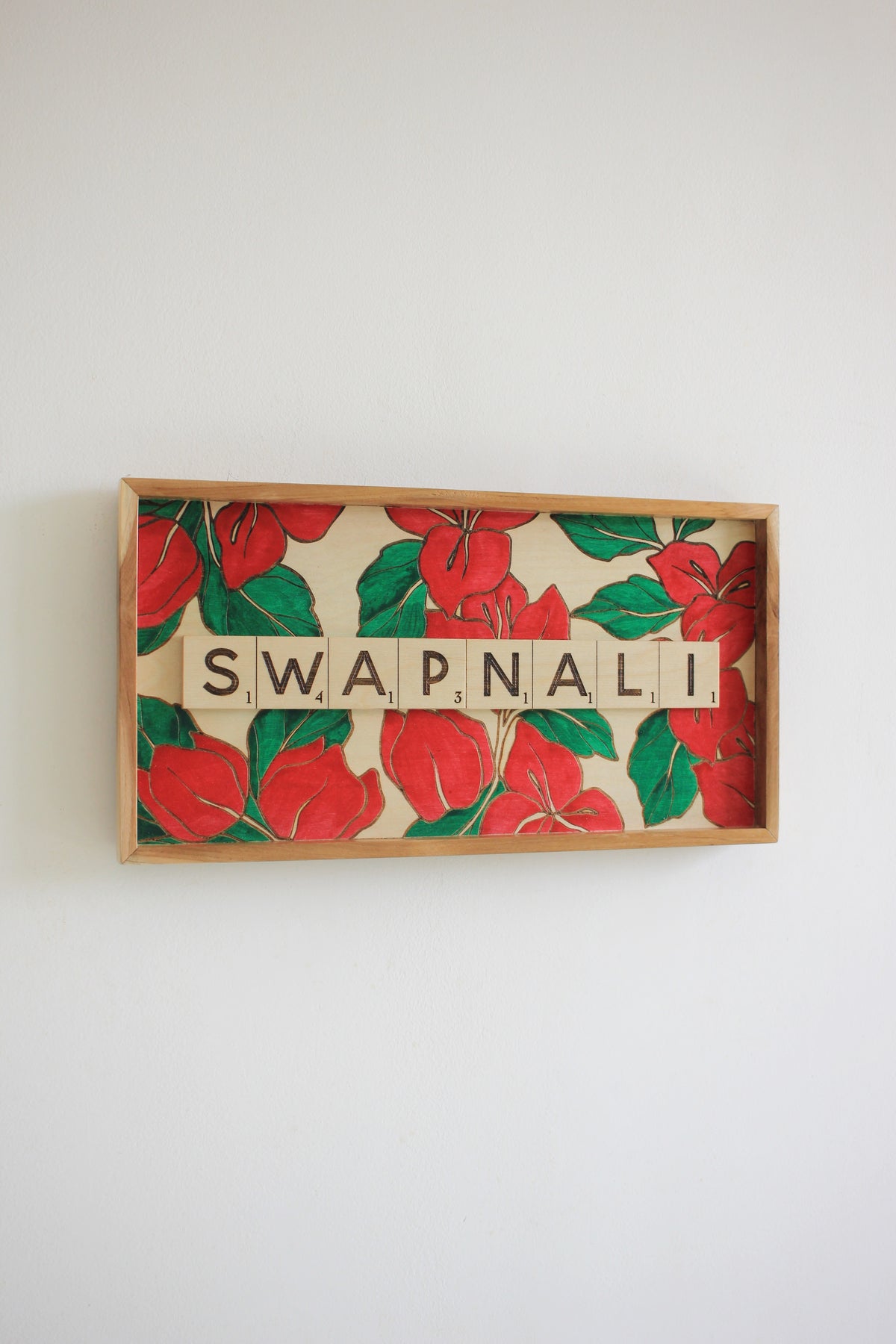 Single Bougainvillea Scrabble