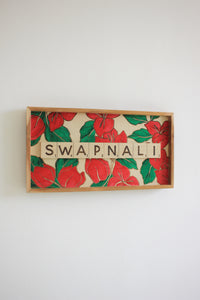 Single Bougainvillea Scrabble