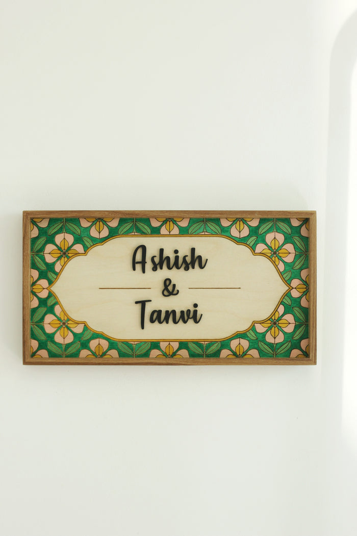 Flower Pattern Sign