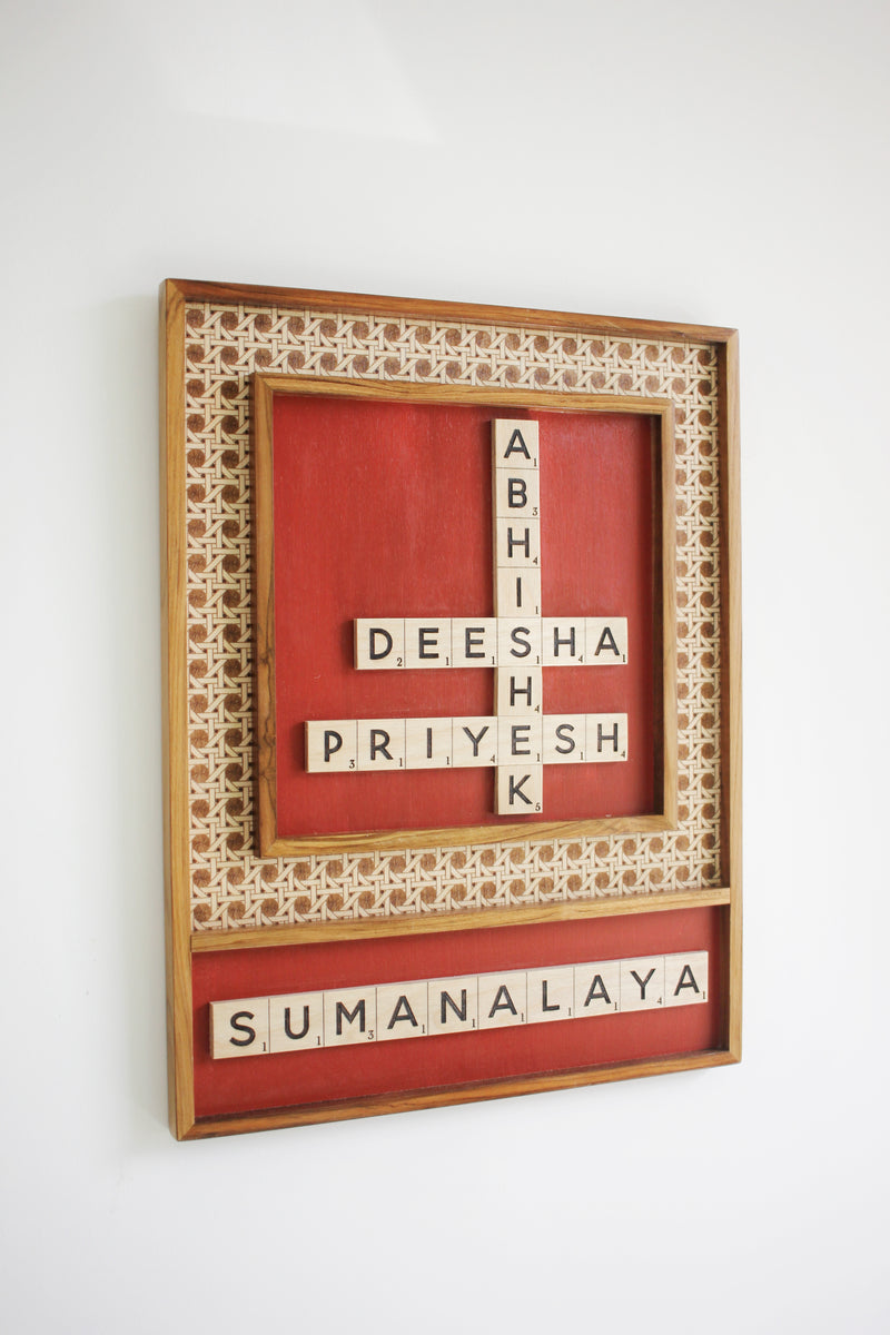 Rattan + Surname Scrabble
