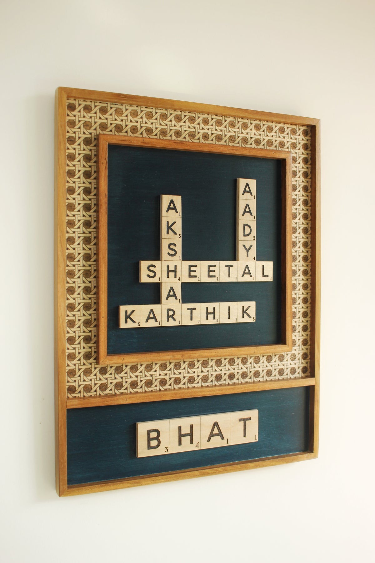 Rattan + Surname Scrabble
