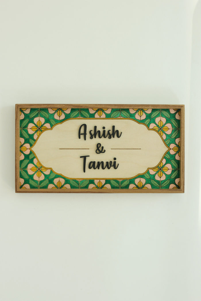 Flower Pattern Sign