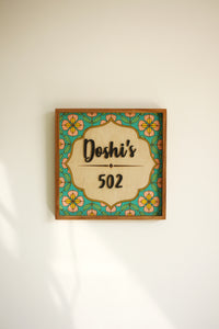 Flower Pattern Square