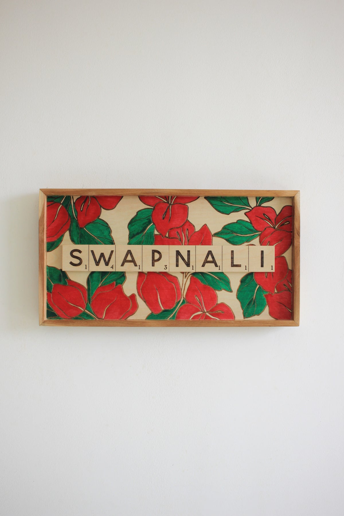 Single Bougainvillea Scrabble