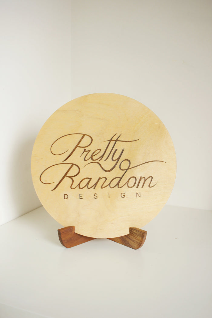 Brand Logo + Stand