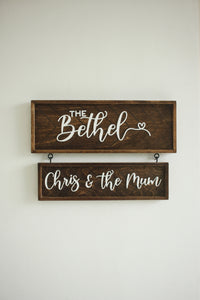 Chevron Box Sign