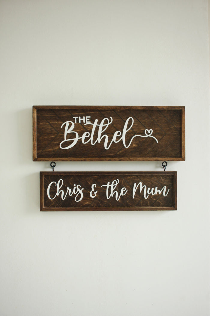 Chevron Box Sign