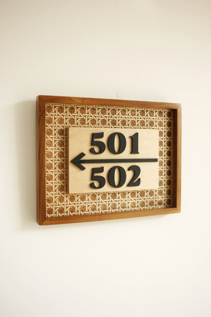 Rattan Number Sign