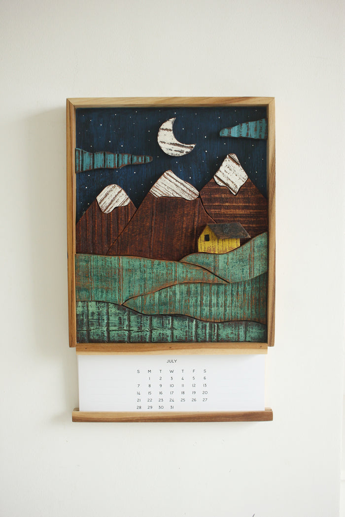 3 Snowy Caps Calendar
