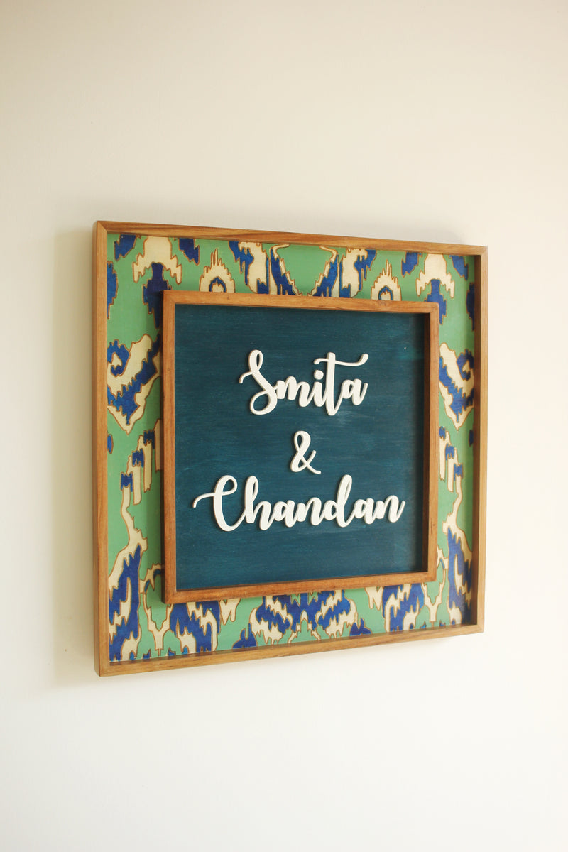 Ikat Border Scrabble