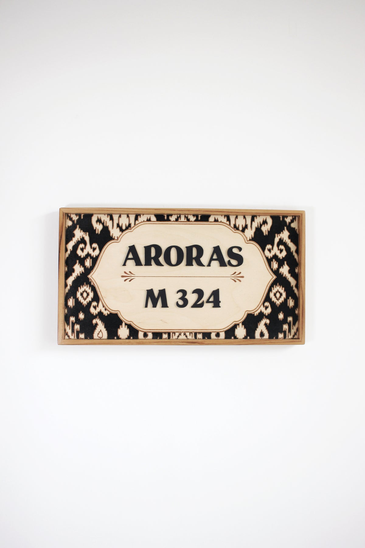 Ikat Pattern Sign