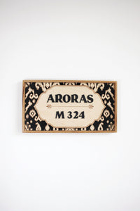 Ikat Pattern Sign