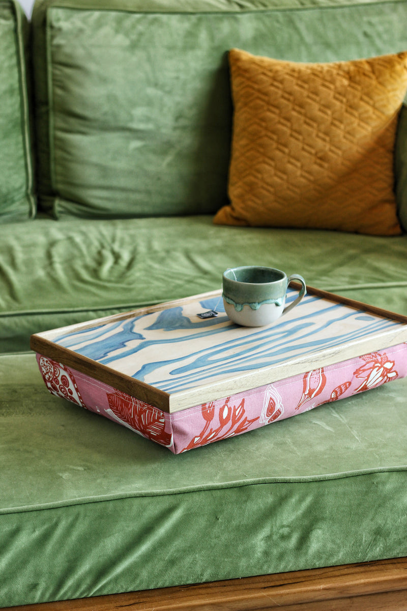 Blue Grains Lapdesk