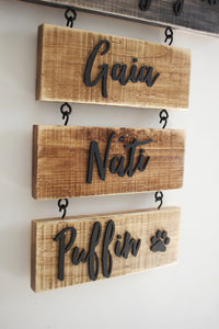 Rustic Family Namesign