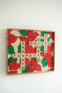 Bougainvillea Large Scrabble