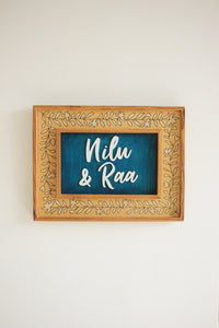 Leaf & Letter Sign