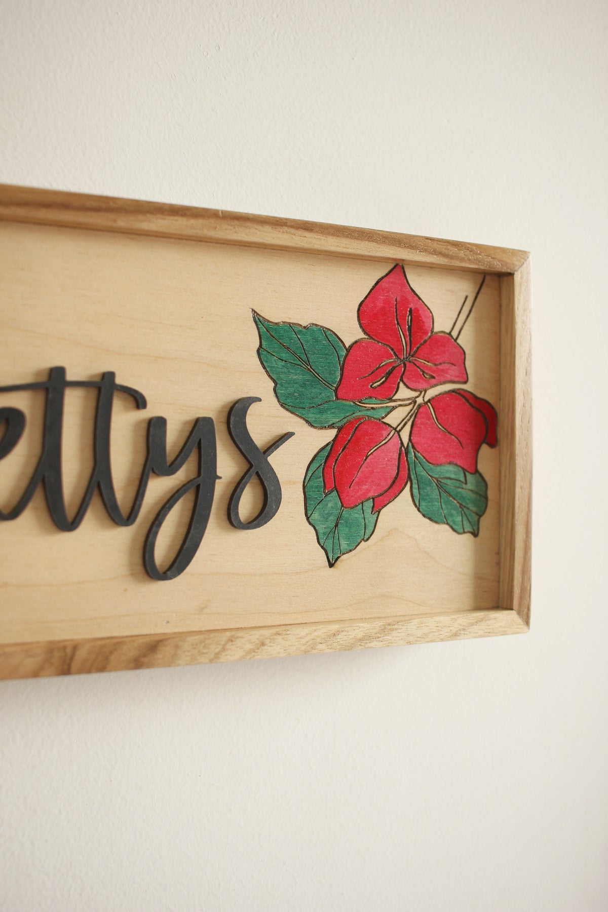 Corner Bougainvillea Sign