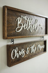 Chevron Box Sign