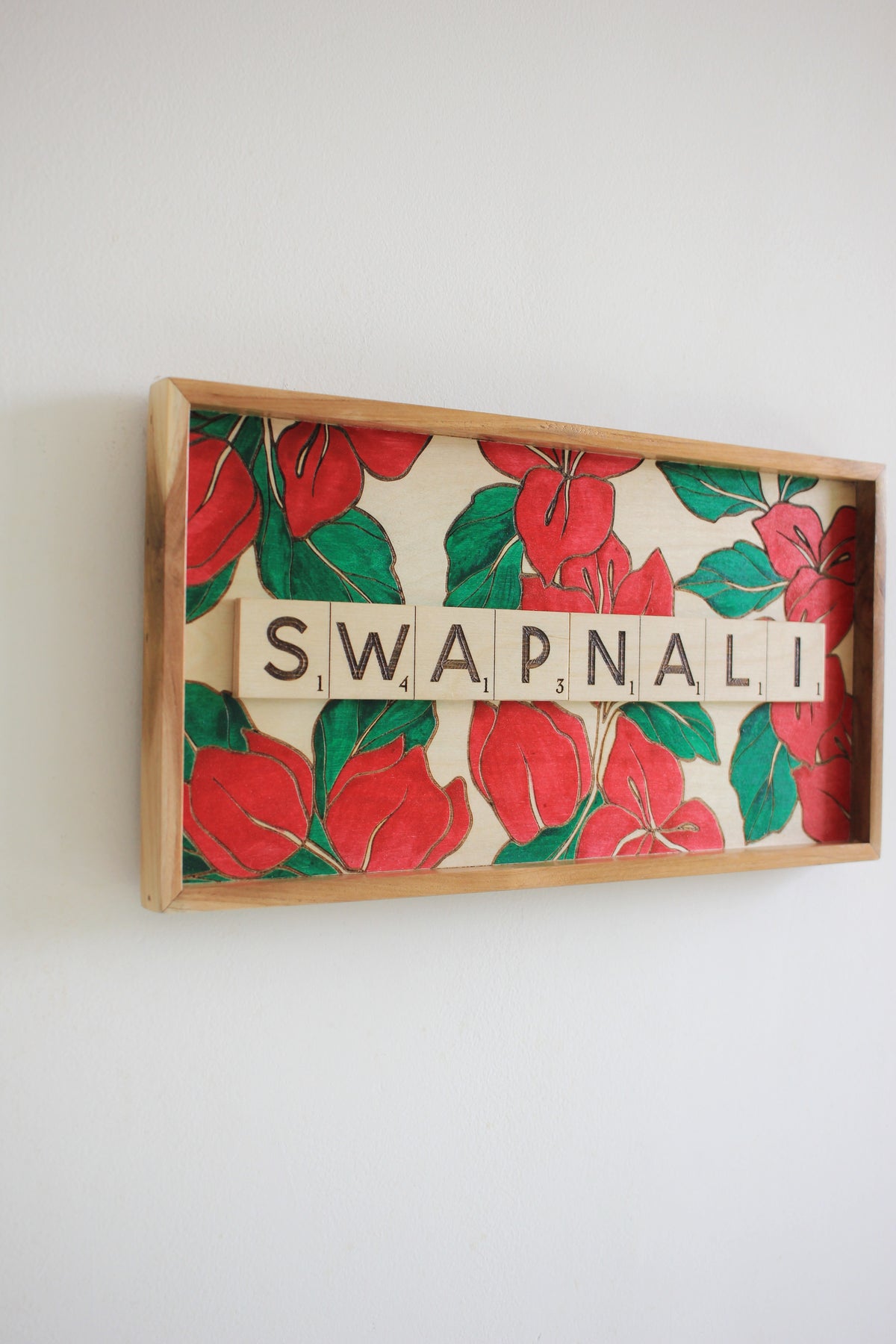 Single Bougainvillea Scrabble
