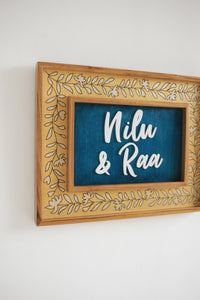 Leaf & Letter Sign