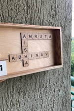 Scrabble House Sign