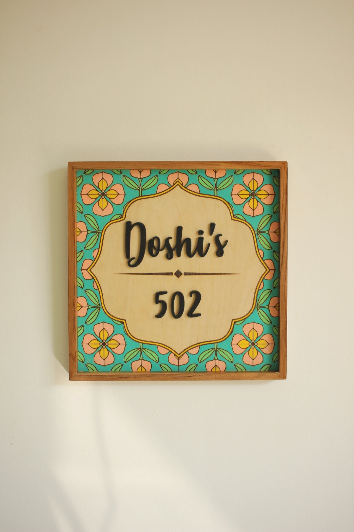 Flower Pattern Square