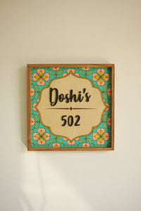 Flower Pattern Square