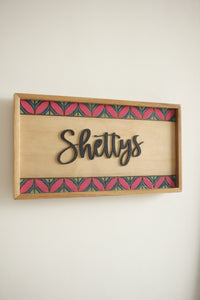 Circle Motif Border Sign