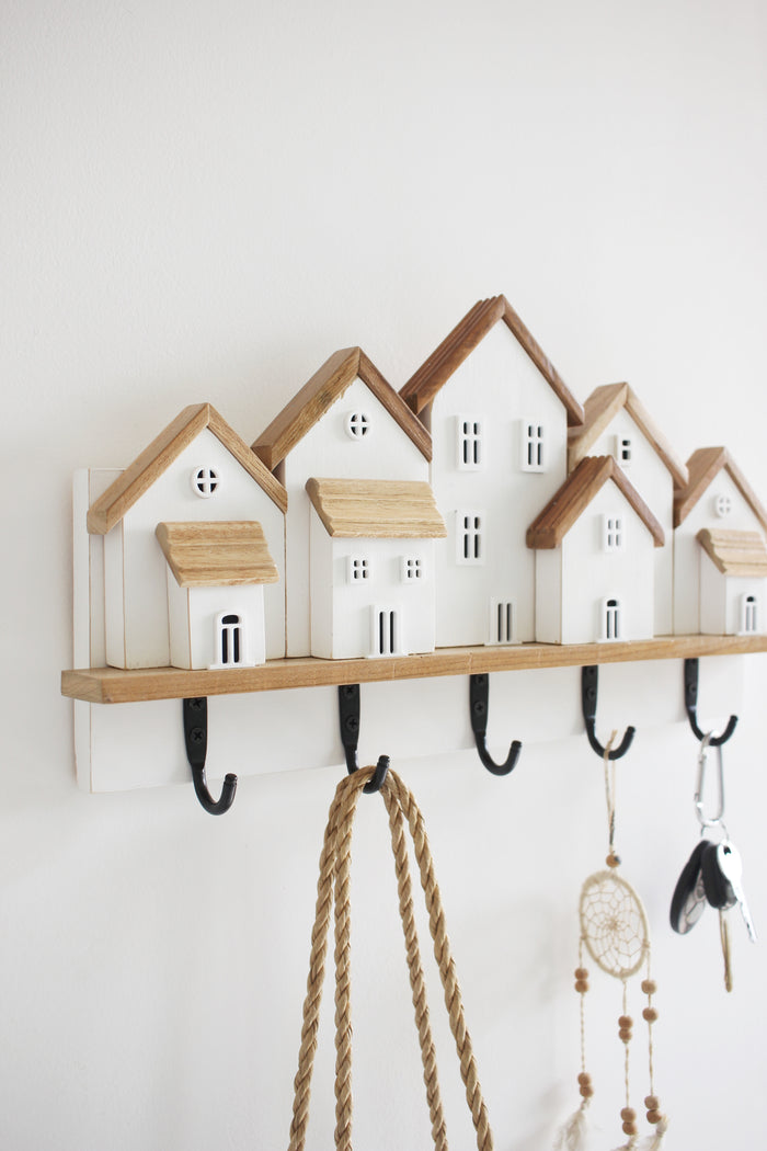 White Row House- Key Hanger