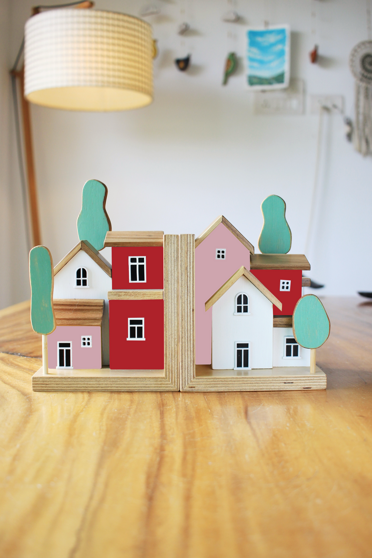 Coloured Cottage Bookend