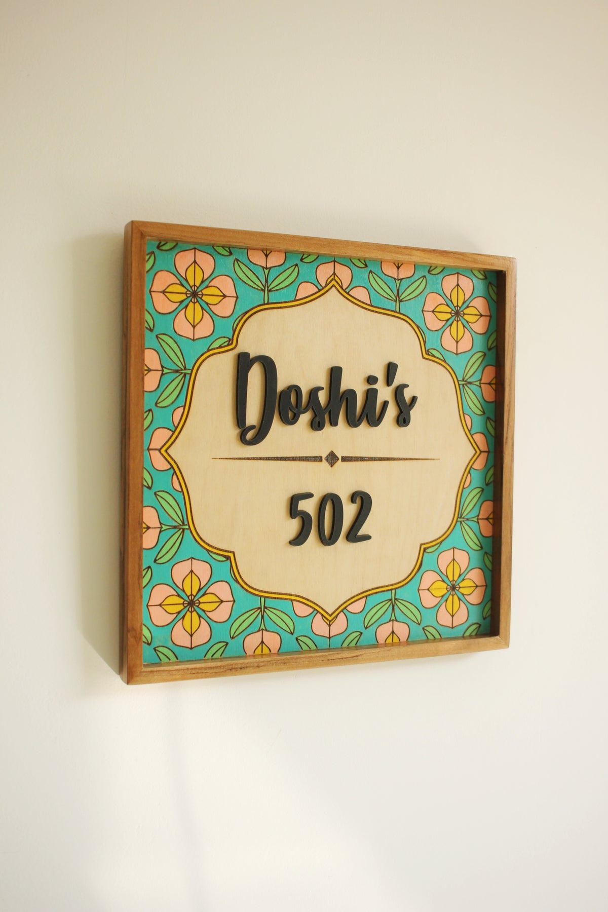 Flower Pattern Square