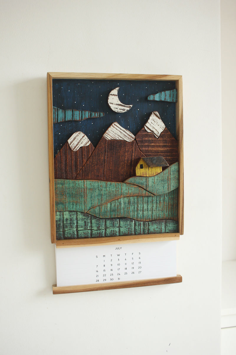 3 Snowy Caps Calendar