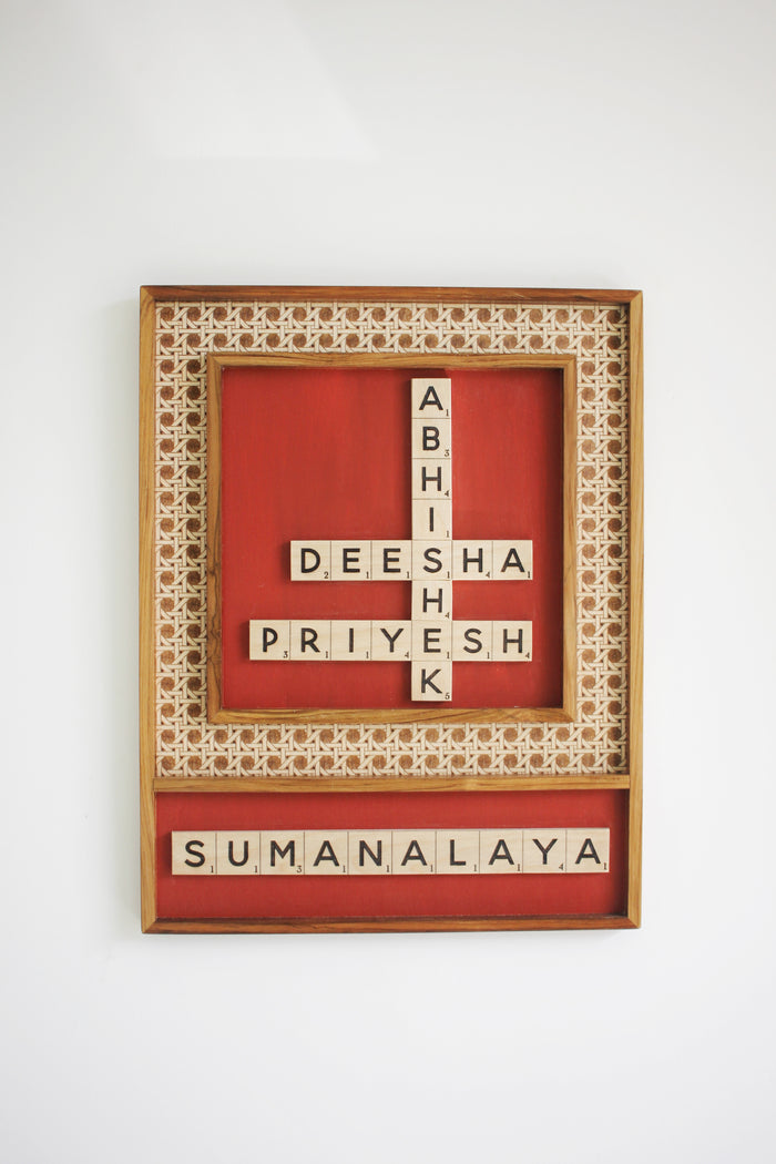 Rattan + Surname Scrabble