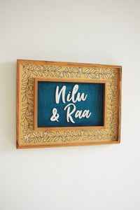 Leaf & Letter Sign