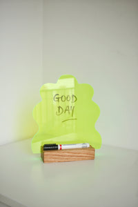 Neon Acrylic Dry Erase Board