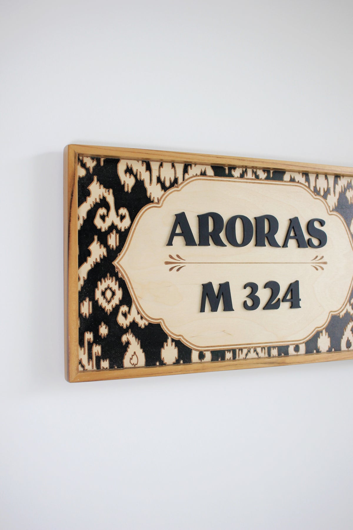 Ikat Pattern Sign
